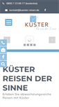 Mobile Screenshot of kuester-reisen.de