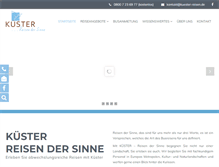Tablet Screenshot of kuester-reisen.de